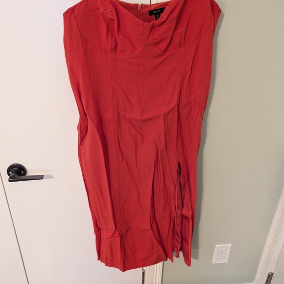 J. Crew Red Midi Dress - Picture 2 of 8